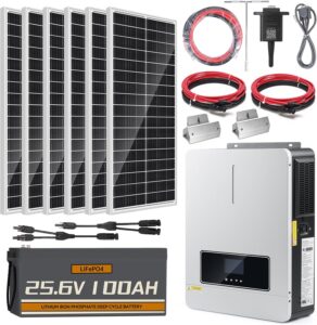 Image 1 of 1200W off grid solar system