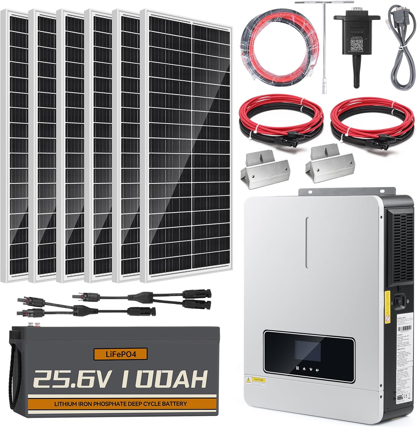 Image 1 of 1200W off grid solar system