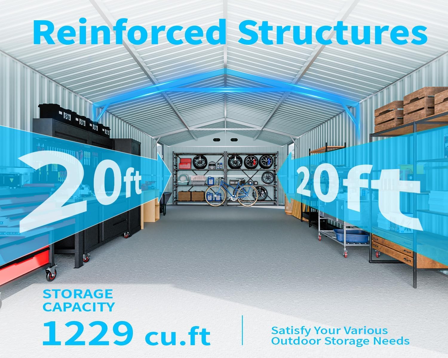 20x13 metal garage shed worth buying,should I buy a 20x13 metal shed,20x13 metal garage shed pros cons,best large metal shed for car,20x13 metal shed vs alternatives,ELOMBR metal shed honest performance testing and real-world results
