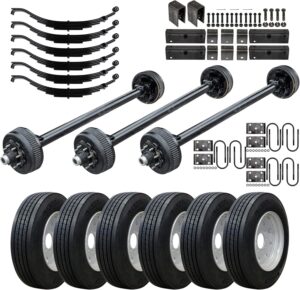 Image 1 of 8000 lb triple axle trailer kit worth it