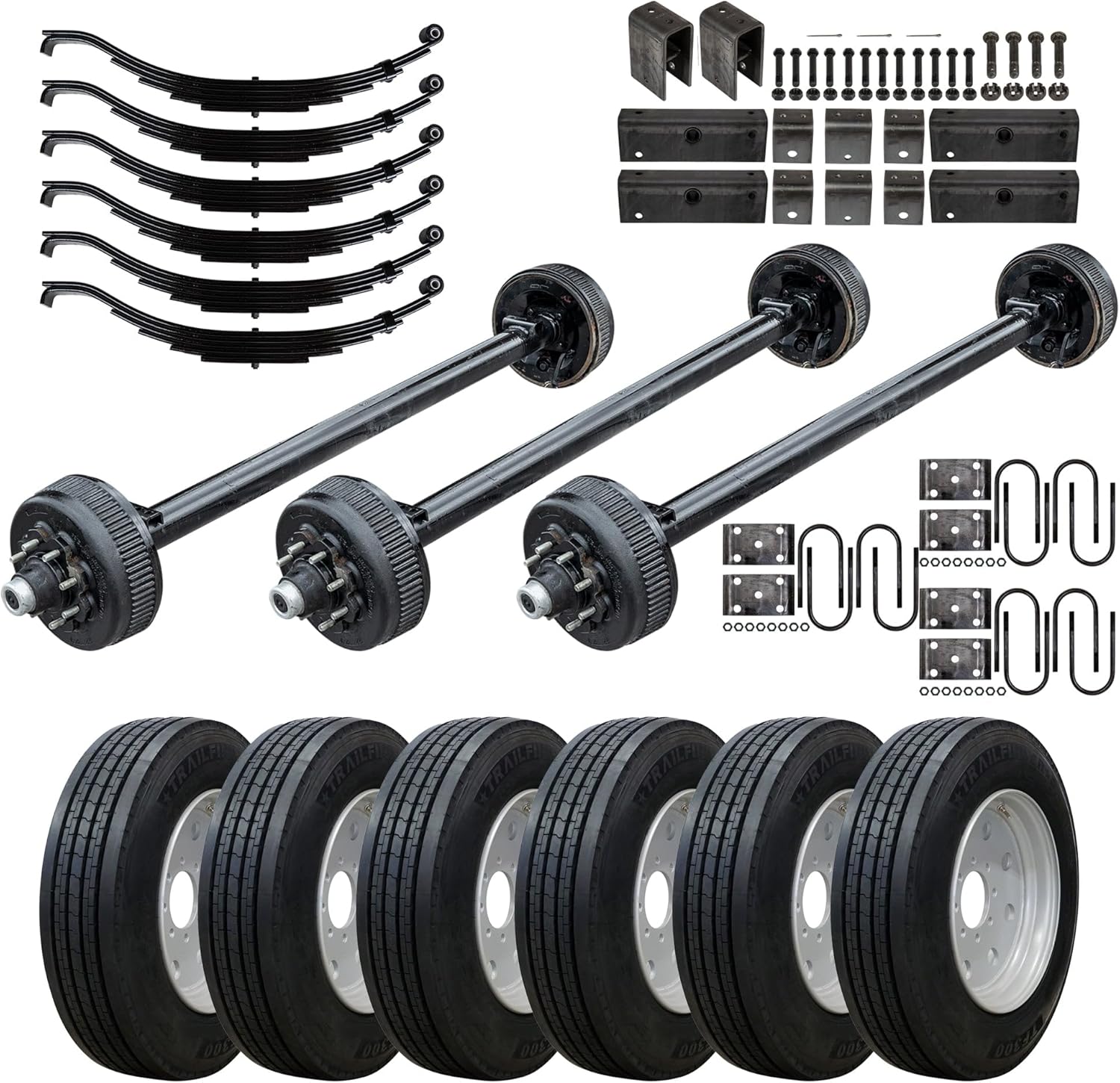 Image 1 of 8000 lb triple axle trailer kit worth it