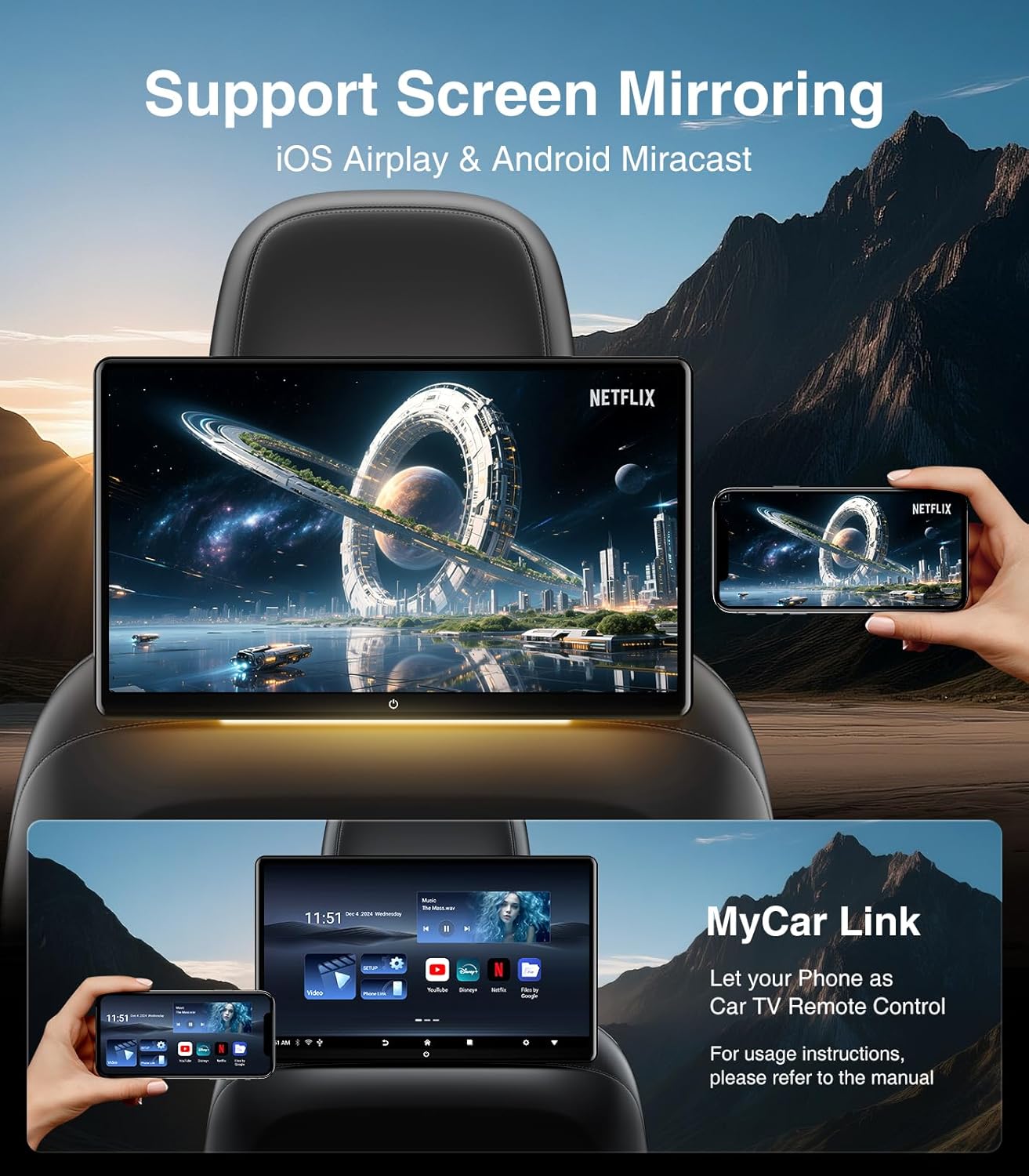 AINAVI headrest monitor worth it,should I buy AINAVI headrest monitor,AINAVI vs other car TVs,AINAVI headrest monitor pros cons,best headrest monitor for car,AINAVI Android 13 car TV unboxing and complete package contents