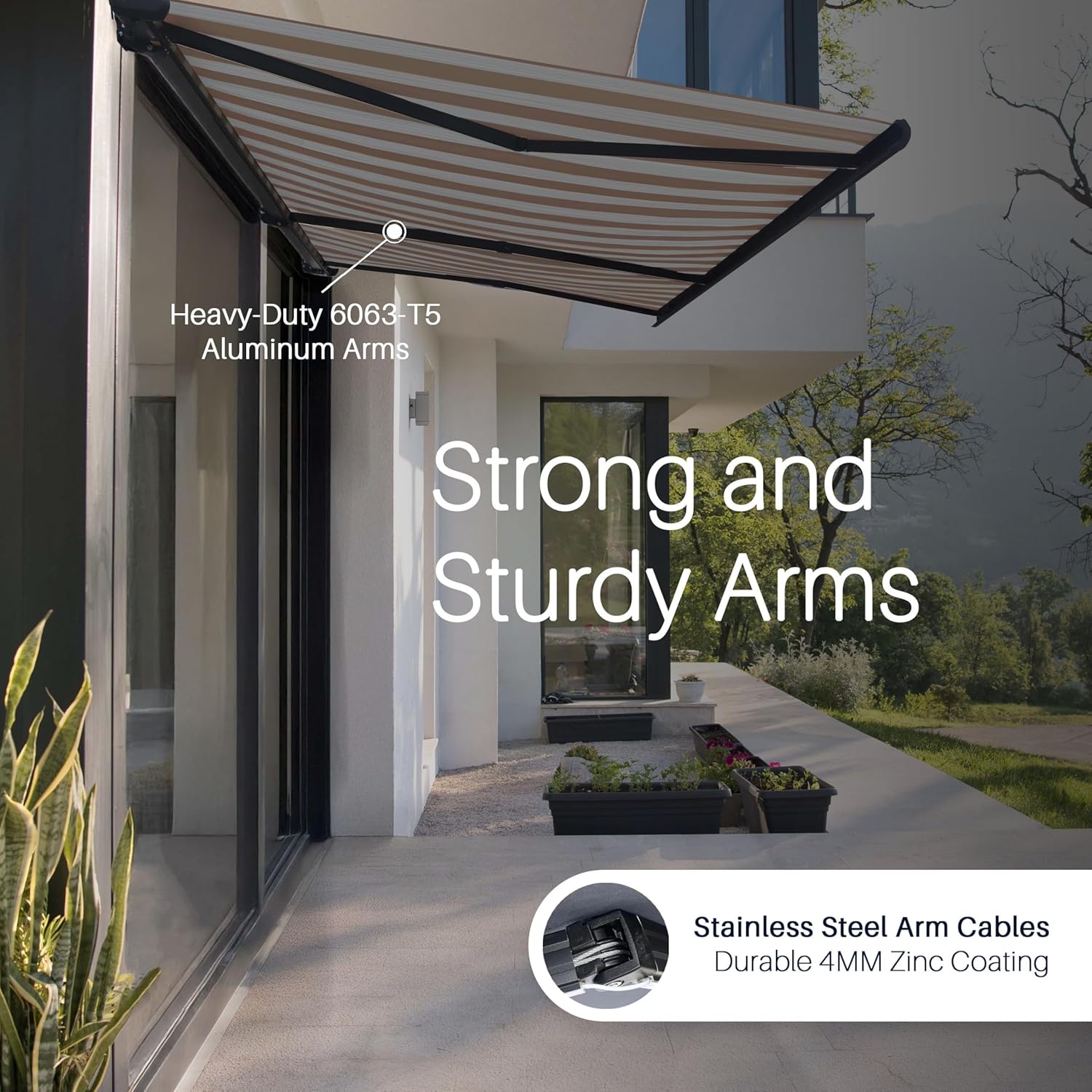 ALEKO motorized patio awning worth it,should I buy ALEKO motorized awning,ALEKO awning pros cons,best motorized awning for patio,ALEKO Italian Series honest,motorized awning with LED lights unboxing and complete package contents