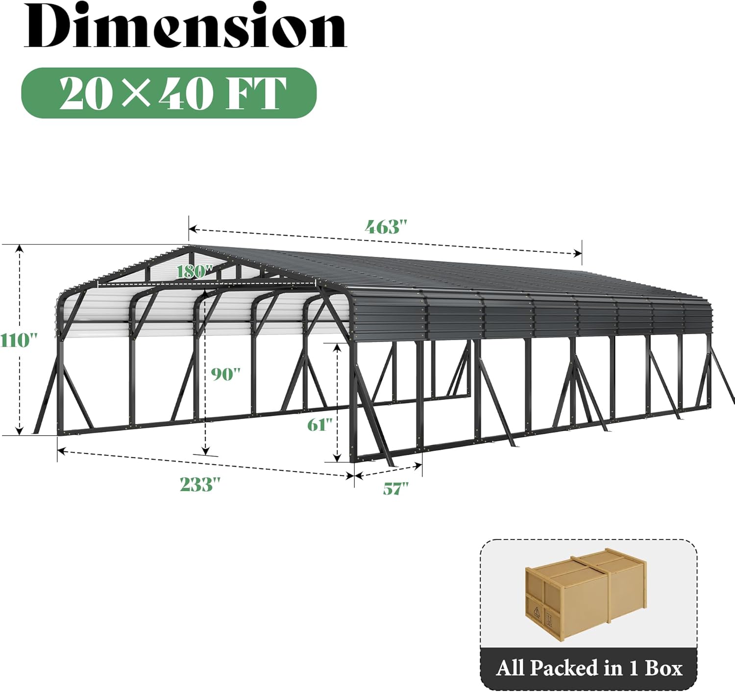 AMERLIFE 20x40 carport worth buying,should I buy AMERLIFE carport,AMERLIFE carport pros cons,best heavy duty carport for vehicles,AMERLIFE metal carport honest,20x40 carport worth the money unboxing and complete package contents