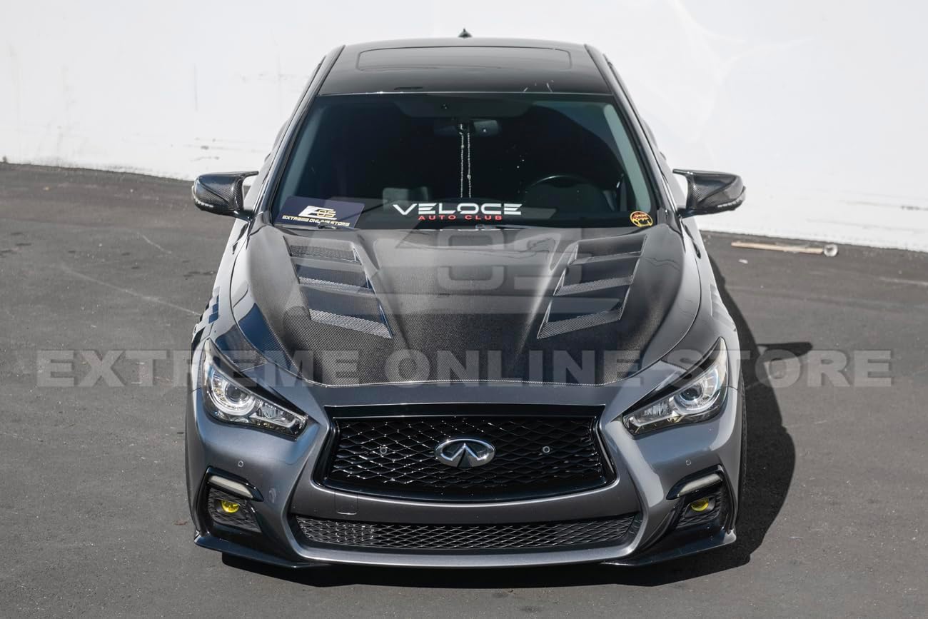 Step-by-step guide for AMS carbon fiber hood cover worth it,should I buy AMS style hood cover,AMS carbon fiber hood cover pros cons,best carbon fiber hood cover for Infiniti Q50,AMS hood cover vs alternatives,Infiniti Q50 AMS hood cover upgrade - complete tutorial
