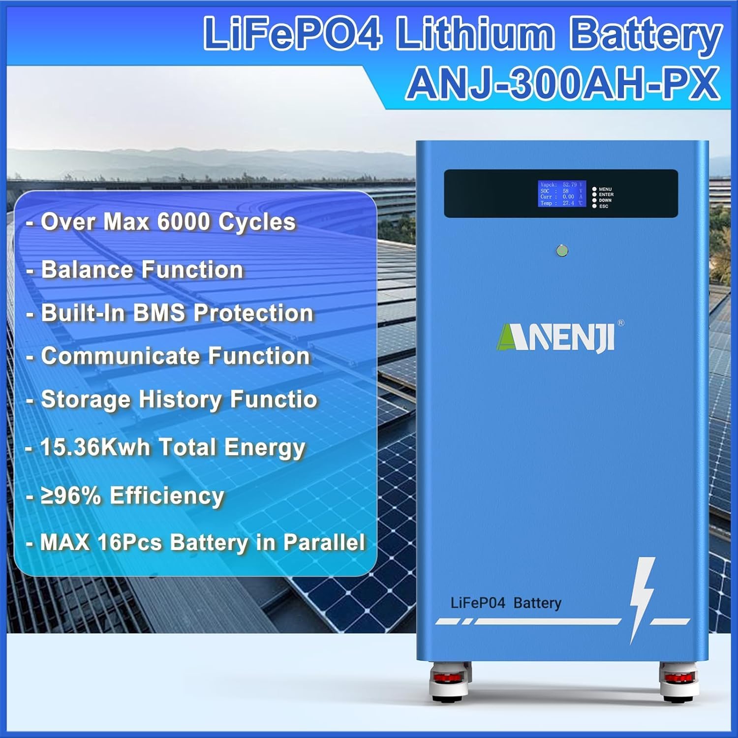 ANJ 51.2V 300Ah LiFePO4 battery worth buying,should I buy ANJ LiFePO4 battery,ANJ battery vs alternatives,ANJ 300Ah LiFePO4 pros cons,best LiFePO4 battery for solar,ANJ 51.2V battery worth it performance testing and real-world results