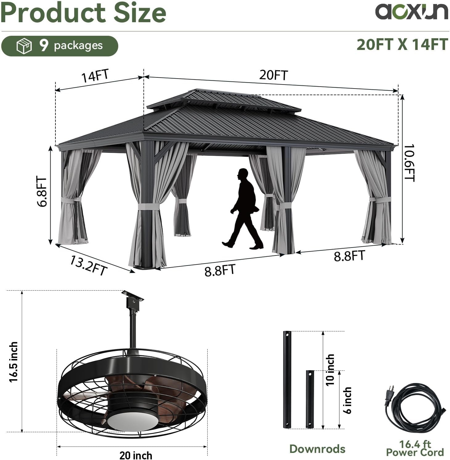 Step-by-step guide for Aoxun hardtop gazebo worth it,should I buy the Aoxun gazebo,Aoxun gazebo pros and cons,best permanent patio gazebo,Aoxun 14x20 gazebo honest,hardtop gazebo with fan worth buying - complete tutorial