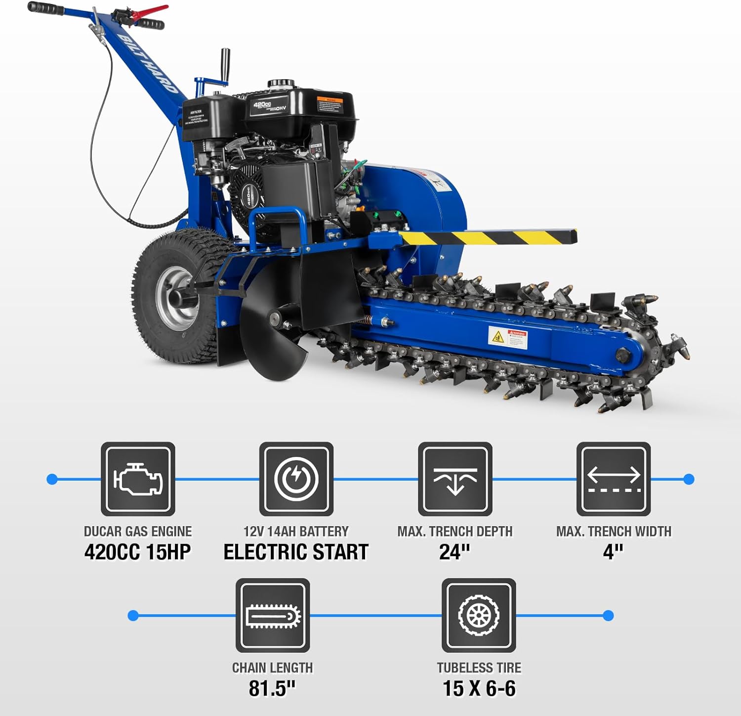 BILT HARD 24 trencher worth it,should I buy BILT HARD trencher,BILT HARD trencher pros cons,best gas powered trencher for commercial,BILT HARD 15HP trencher honest,BILT HARD vs other trenchers unboxing and complete package contents