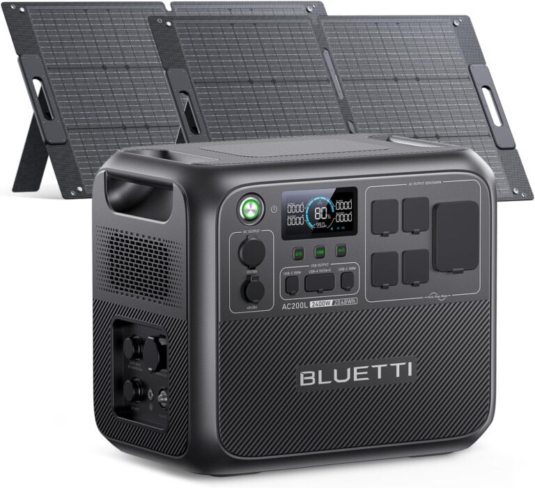 Image 1 of BLUETTI AC200L solar generator kit buy