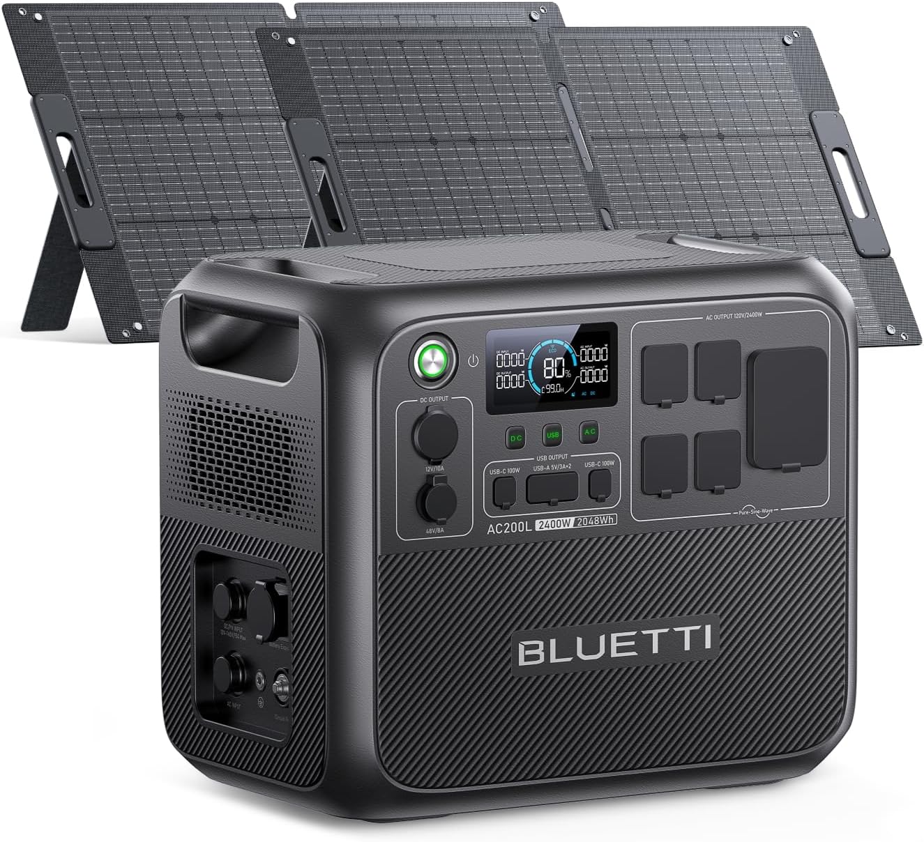 Image 1 of BLUETTI AC200L solar generator kit buy