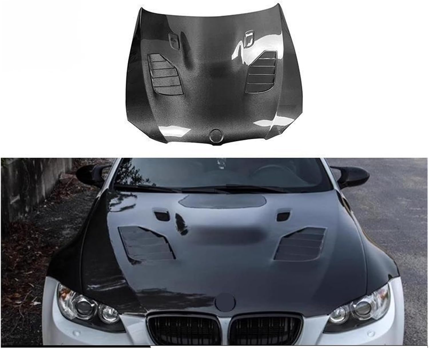 BMW E90 carbon fiber hood worth it,should I buy a carbon fiber hood,carbon fiber hood pros cons,best carbon fiber hood for BMW 3 Series,BMW E90 hood upgrade,dry carbon fiber hood for car unboxing and complete package contents