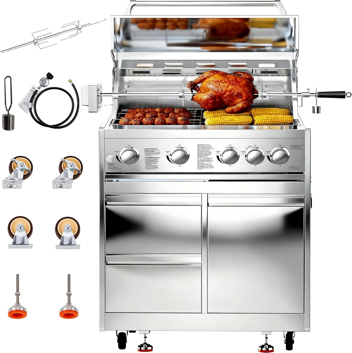 Image 1 of BODEGA 30 inch propane grill