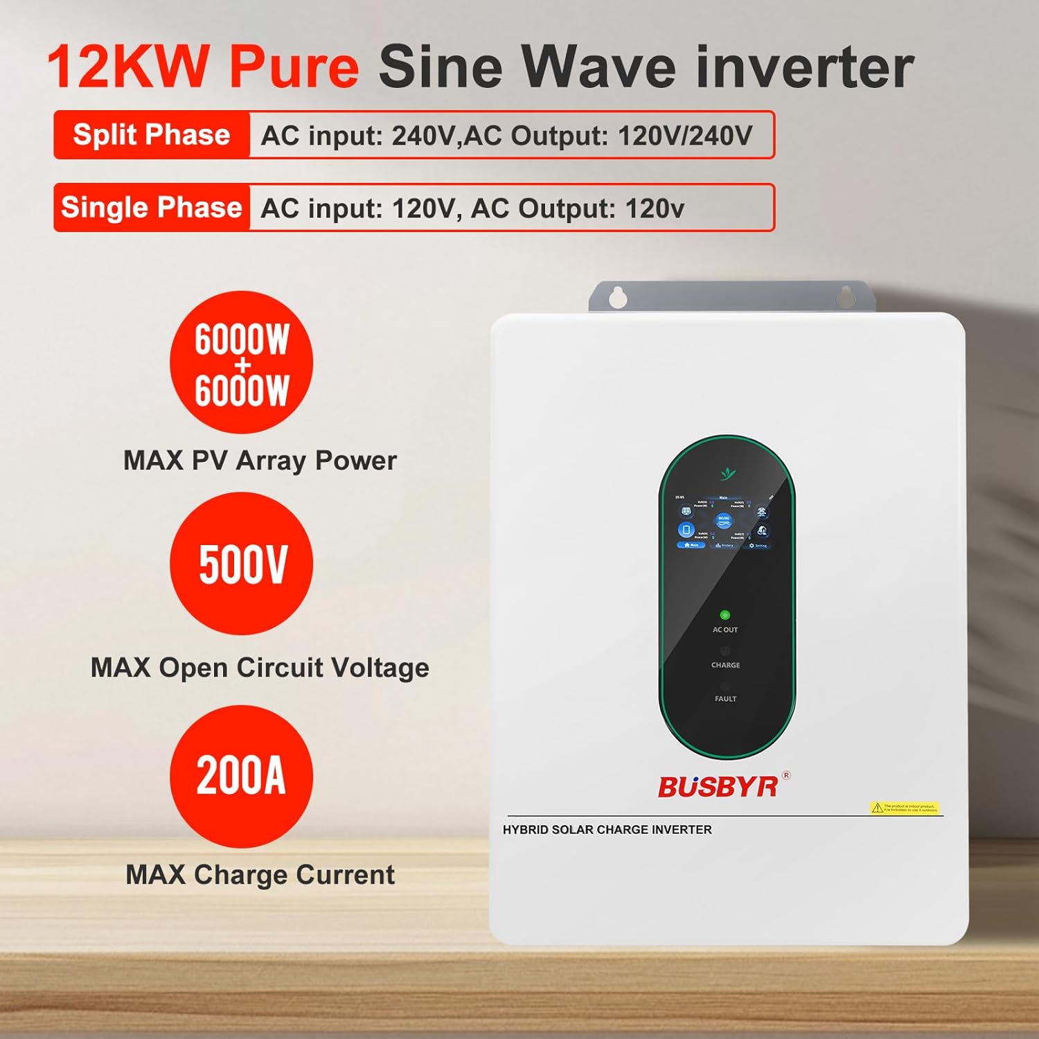 BUSBYR 12000W hybrid inverter worth it,should I buy BUSBYR 12000W inverter,BUSBYR inverter pros cons,best hybrid inverter for home backup,12000W solar inverter worth buying,BUSBYR GES48120M220-500P honest performance testing and real-world results