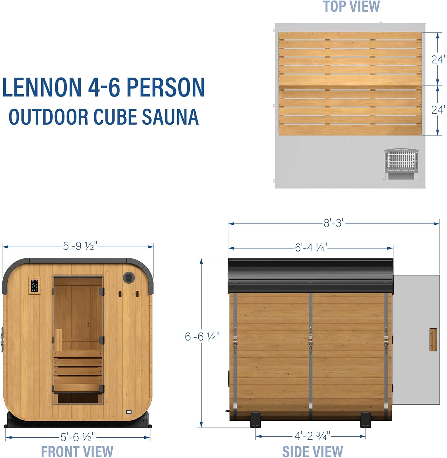 Backyard Discovery Lennon sauna worth buying unboxing and complete package contents