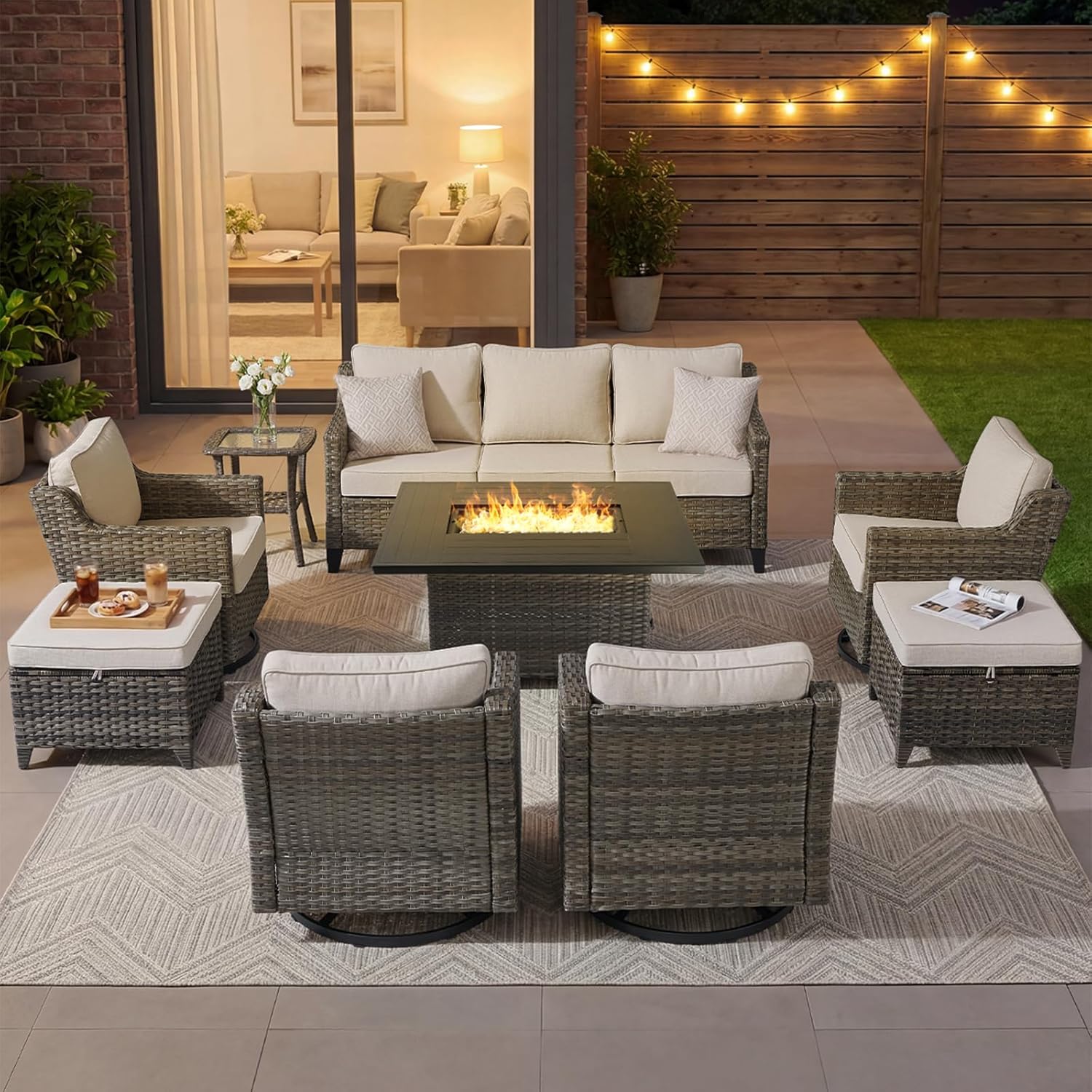 Image 1 of Bellefurn 9-piece patio set worth buying