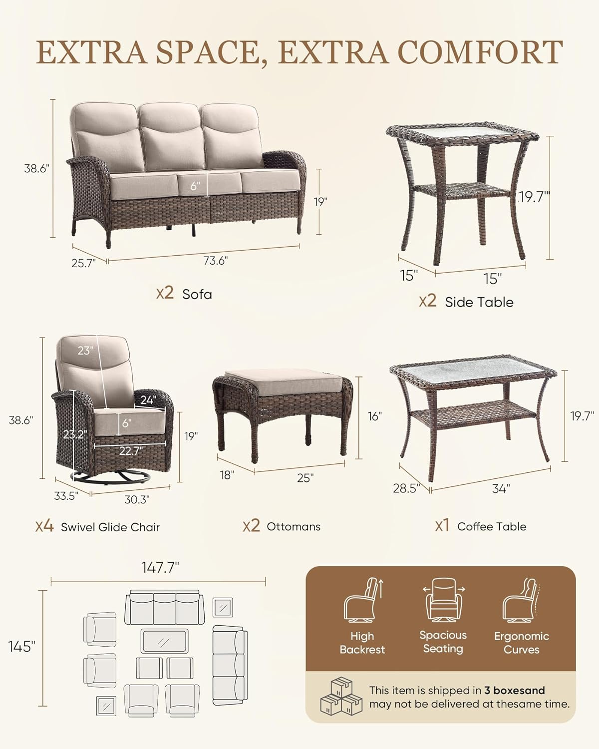 Belord 11-piece patio set worth it,Belord patio furniture pros cons,Belord wicker set honest opinion,best outdoor conversation set for deck,Belord swivel rocker chairs good,should I buy Belord patio furniture unboxing and complete package contents