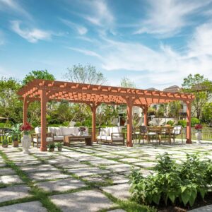 Image 1 of BlueWish 12x24 outdoor pergola worth it