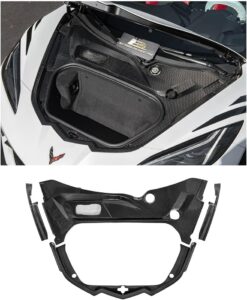 Image 1 of C8 Corvette carbon fiber frunk trim