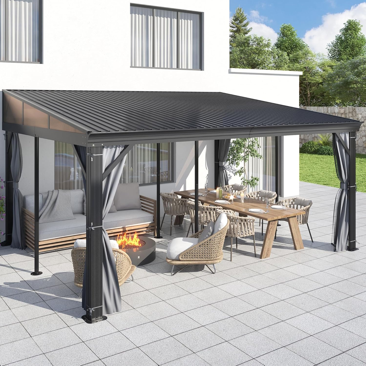 Image 1 of COVERONICS lean to gazebo worth it