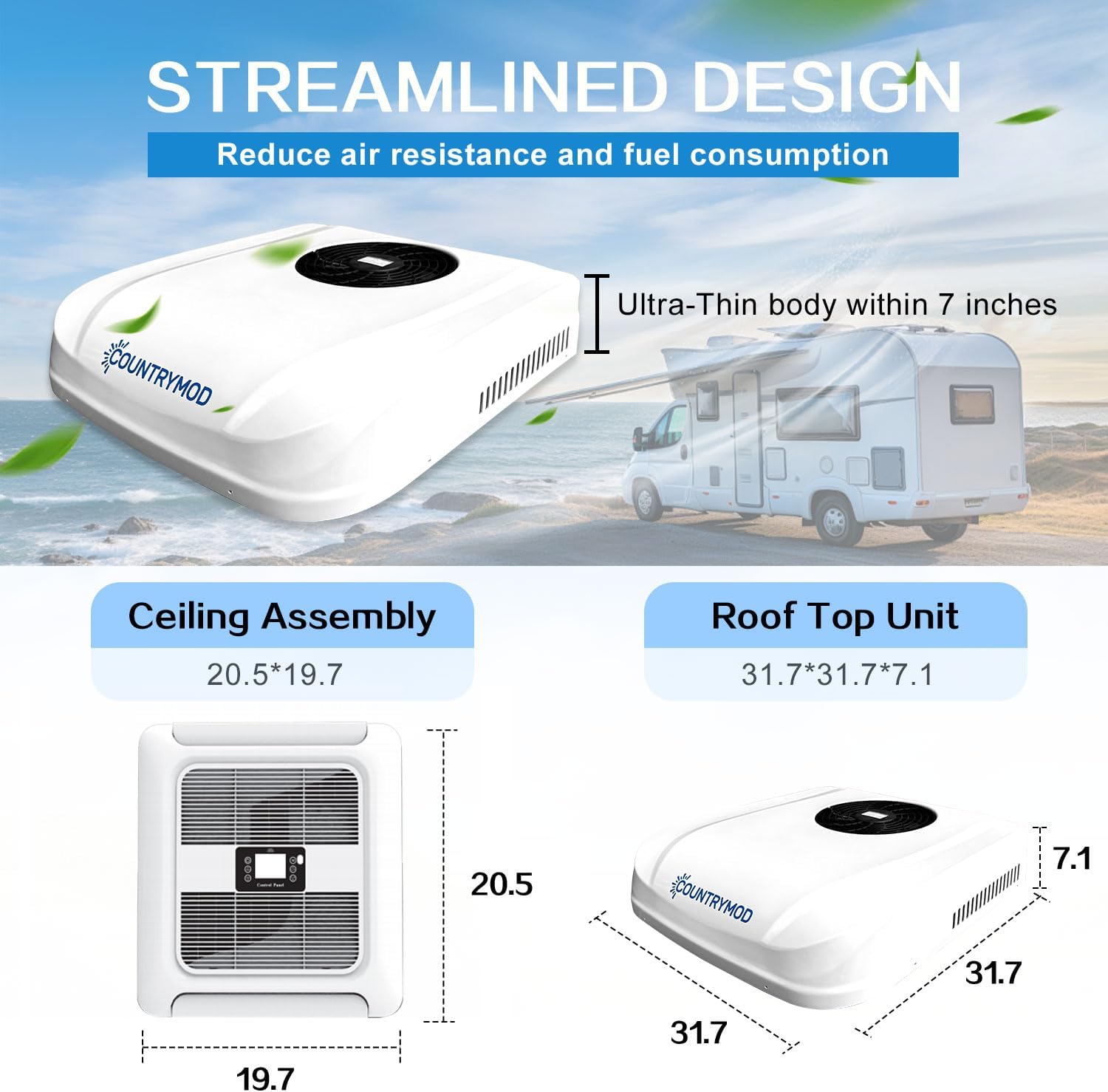Countrymod RV AC worth it,should I buy Countrymod RV AC,Countrymod RV AC pros cons,best 12V RV air conditioner,RV rooftop AC worth buying,Countrymod vs Dometic AC unboxing and complete package contents