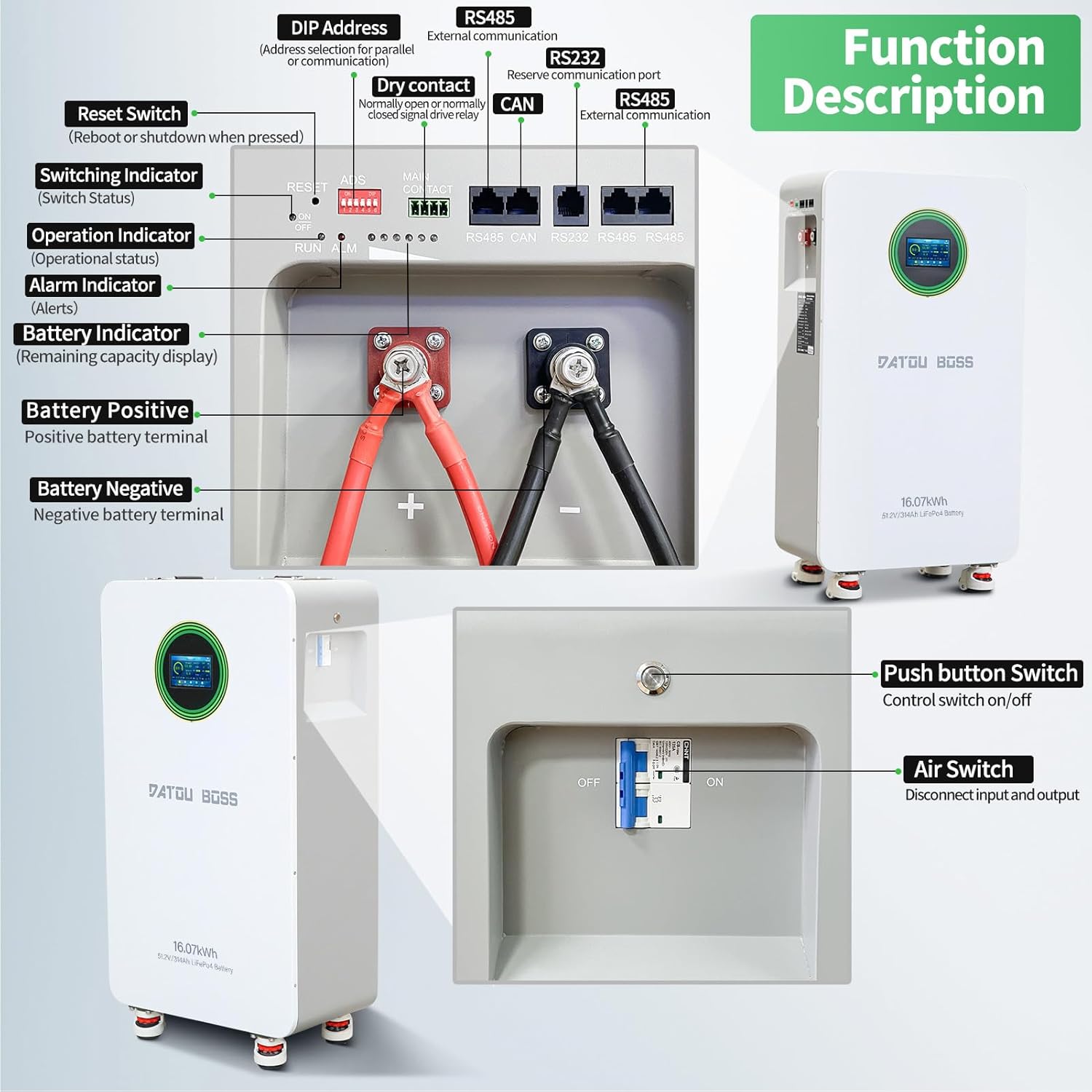 Step-by-step guide for DATOUBOSS 48V battery worth buying,should I buy DATOUBOSS battery,DATOUBOSS vs other LiFePO4 batteries,DATOUBOSS 48V 314Ah pros cons,best 48V lithium battery for home backup,DATOUBOSS battery honest experience - complete tutorial