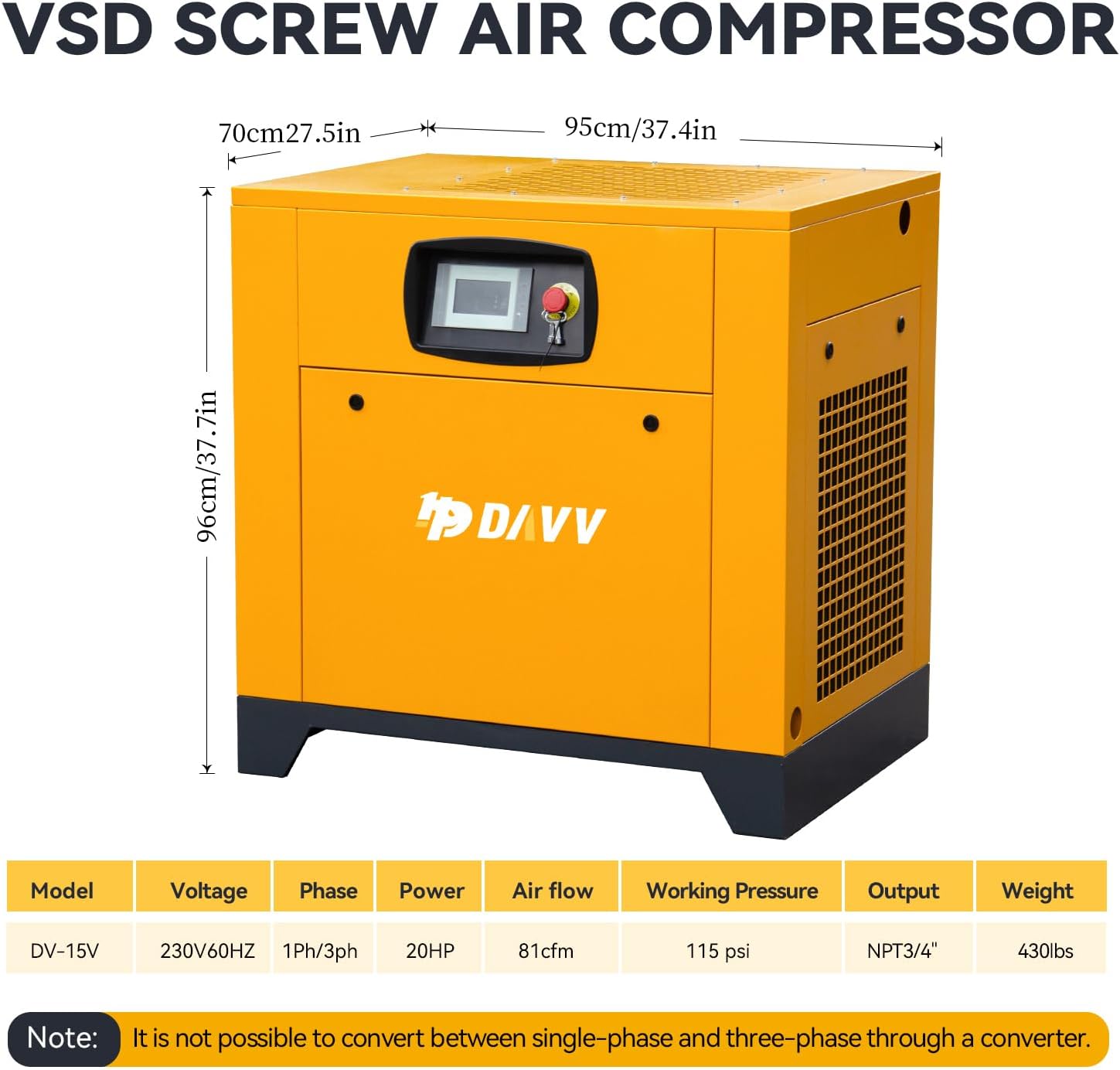 DAVV rotary screw air compressor worth it,should I buy DAVV air compressor,DAVV 20HP compressor pros cons,DAVV vs other industrial compressors,best rotary screw compressor for shop,DAVV compressor honest assessment unboxing and complete package contents