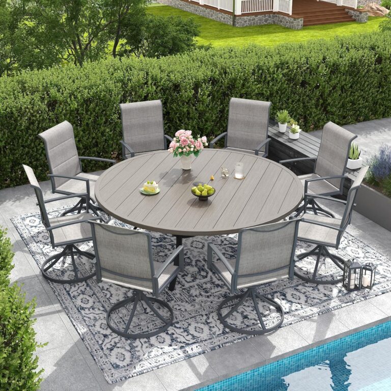 Image 1 of DIFY 9 piece patio dining set