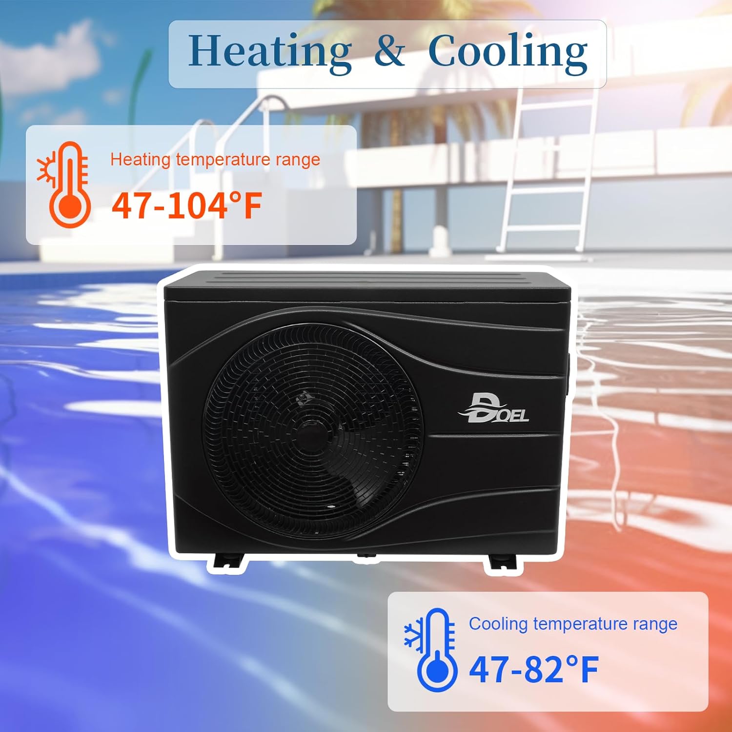 DOEL 72000 BTU pool heat pump,should I buy DOEL heat pump,DOEL heat pump vs alternatives,DOEL heat pump pros cons,best pool heat pump for 15000 gallons,DOEL inverter heat pump worth buying performance testing and real-world results