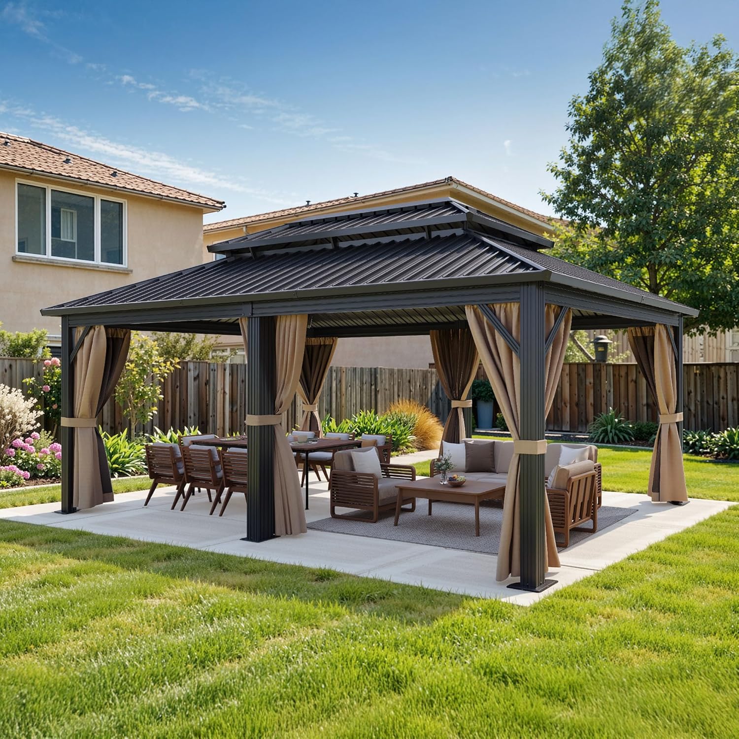 DWVO 20x12ft aluminum gazebo worth it,should I buy DWVO gazebo,DWVO gazebo pros cons,best hardtop gazebo for patio,DWVO gazebo vs competitors,DWVO aluminum gazebo features unboxing and complete package contents