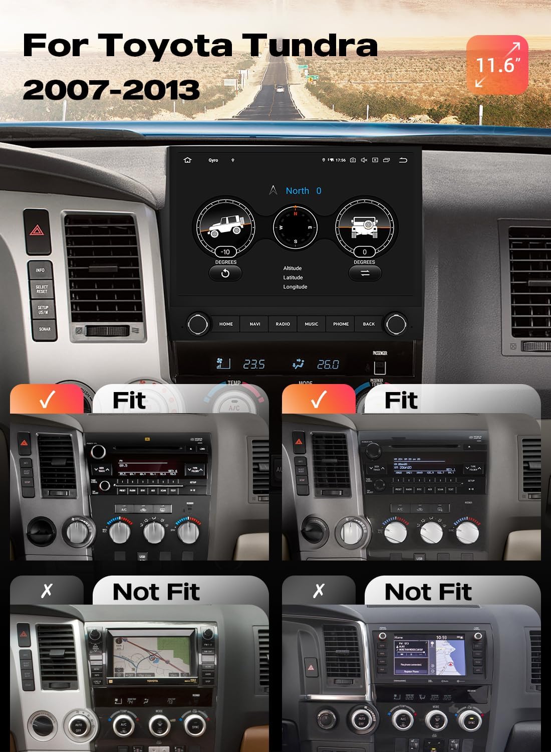 Dasaita 11.6 Toyota Tundra Head Unit Worth It? Our Honest Pros & Cons 2 Dasaita 11.6 Toyota Tundra head unit worth it,should I buy Dasaita 11.6 head unit,Dasaita vs other Toyota Tundra stereos,Dasaita 11.6 pros and cons,best head unit for Toyota Tundra 2007-2013,Dasaita Android 13 stereo worth buying unboxing and complete package contents