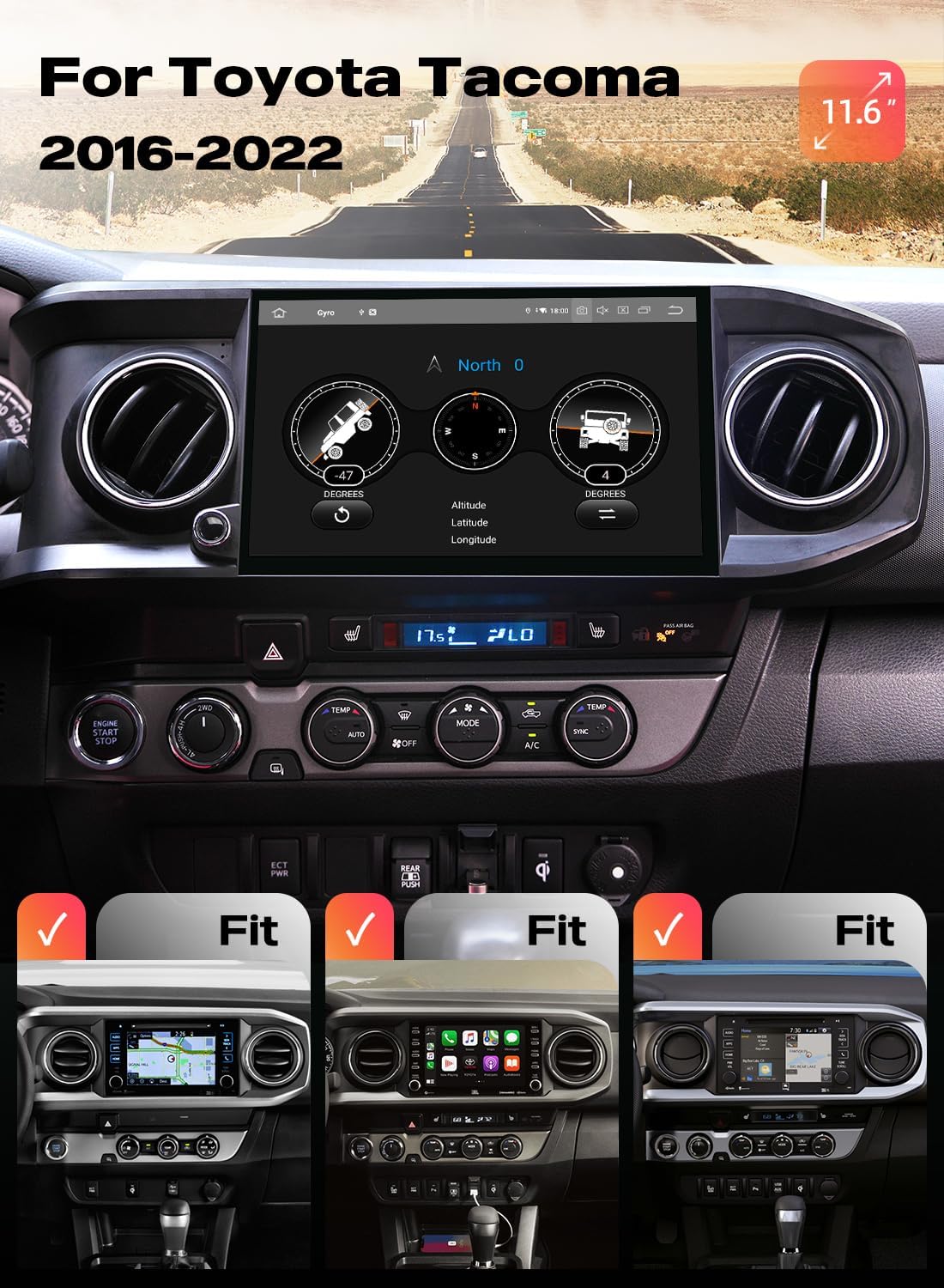 Dasaita Android 13 head unit worth it,should I buy Dasaita head unit,Dasaita vs other Android stereos,Dasaita Android 13 pros cons,best Android head unit for Tacoma,Dasaita 11.6 worth buying unboxing and complete package contents