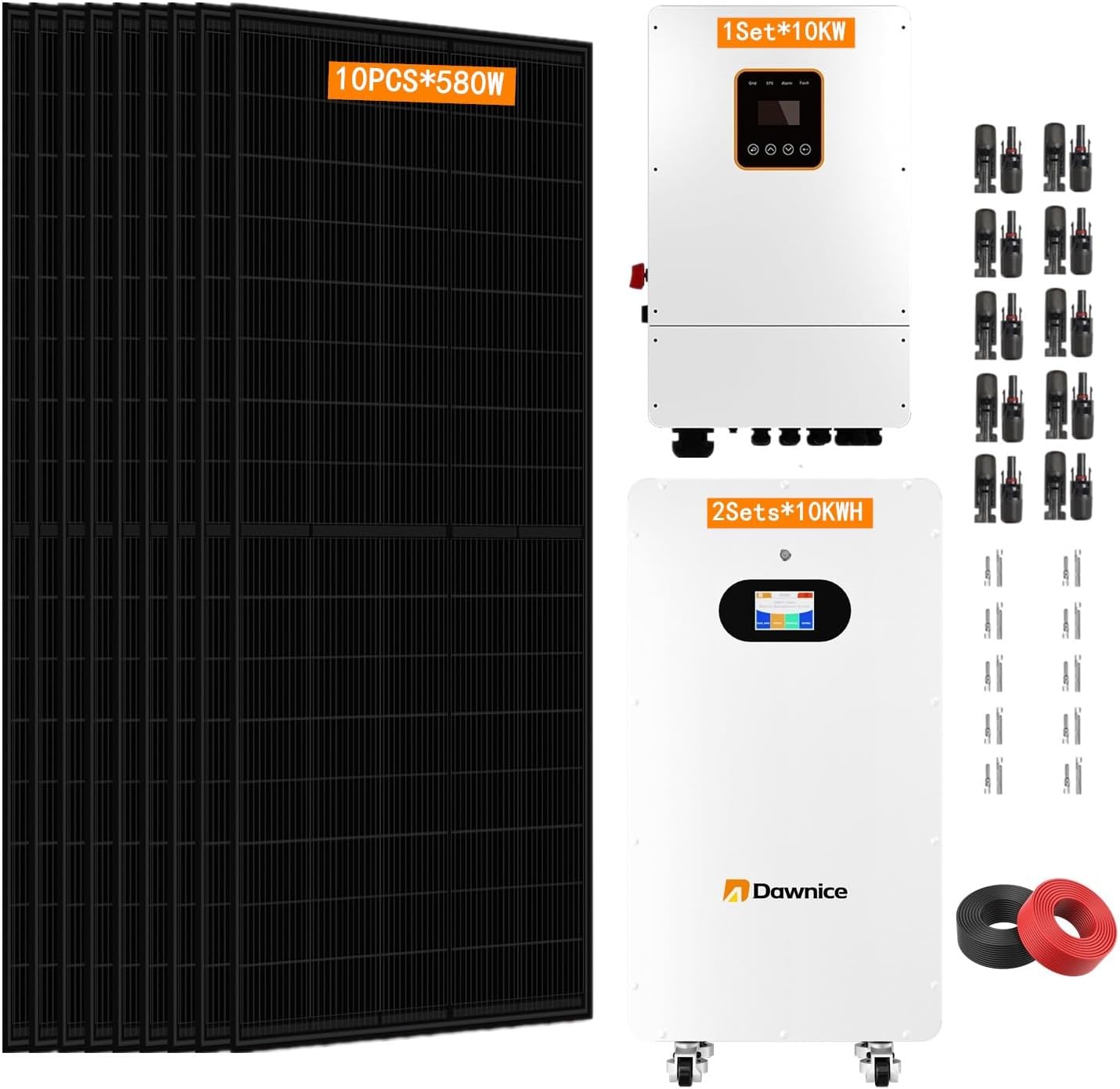 Image 1 of Dawnice 10KW solar kit worth it