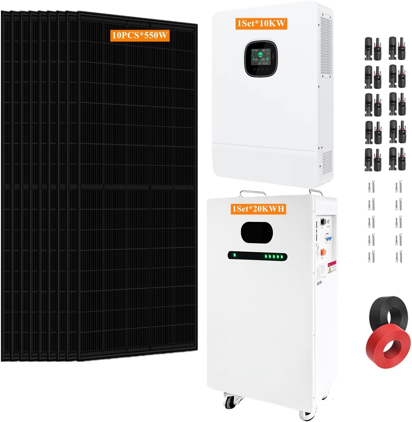 Image 1 of Dawnice 10KW solar kit worth it