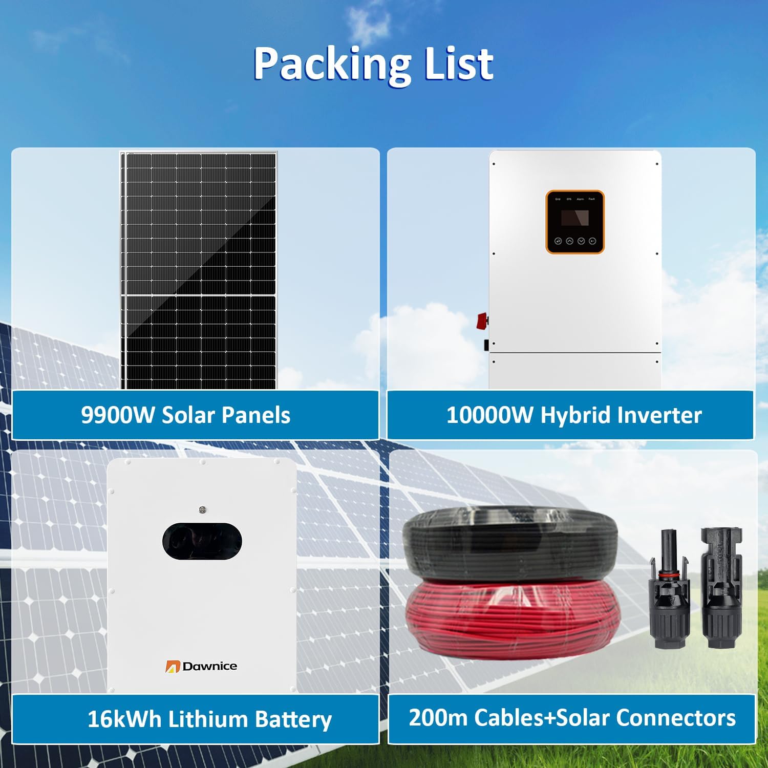 Dawnice 10kW solar kit worth buying,should I buy Dawnice solar kit,Dawnice 10kW kit pros cons,best 10kW solar system for home,Dawnice solar kit vs alternatives,10kW solar kit complete system unboxing and complete package contents
