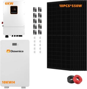 Image 1 of Dawnice 10kwh hybrid solar system