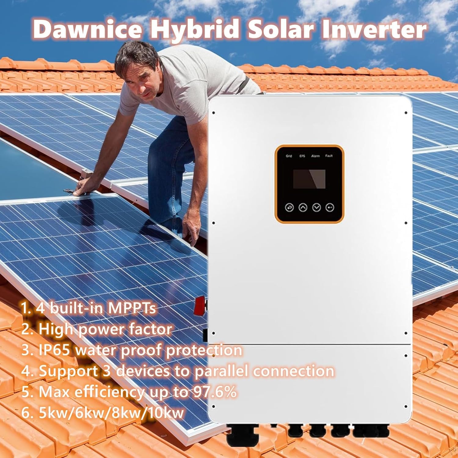 Dawnice 10kwh hybrid solar system,Dawnice solar system worth buying,10kwh solar system pros cons,best hybrid solar system for home,Dawnice 10kwh kit honest opinion,should I buy a 10kwh solar system unboxing and complete package contents