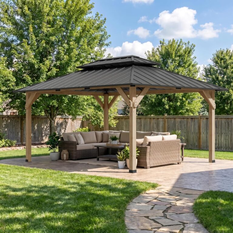 Image 1 of Devoko cedar wood gazebo worth buying