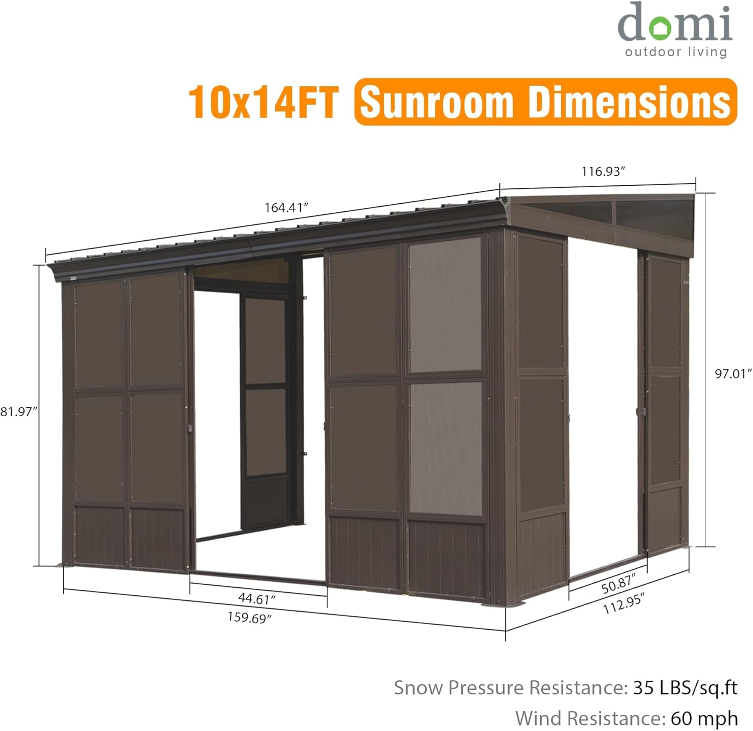 Domi 10x14 sunroom worth buying,Domi sunroom pros and cons,is the Domi sunroom a good investment,Domi 10x14 vs other gazebos,best hardtop sunroom for patio,Domi lean-to gazebo honest experience unboxing and complete package contents