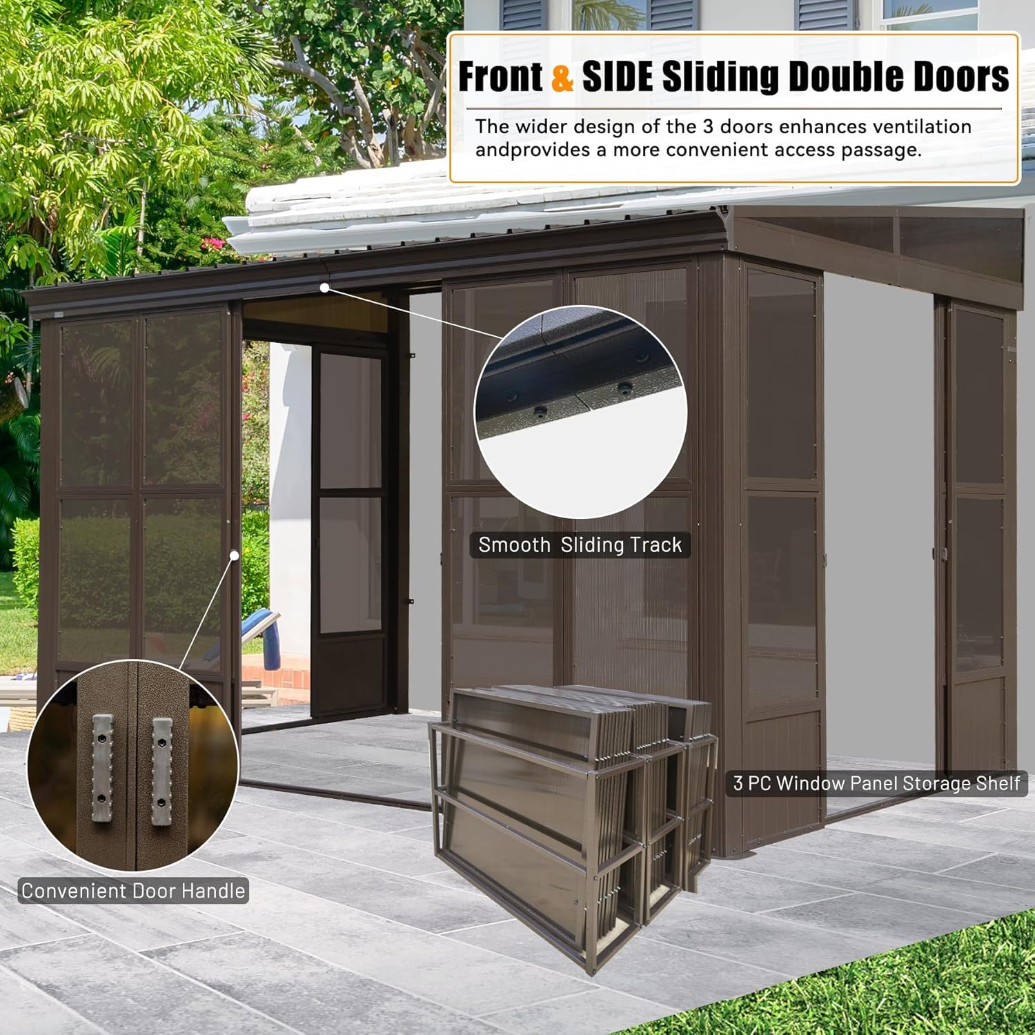 Domi 10x14 sunroom worth buying,Domi sunroom pros and cons,is the Domi sunroom a good investment,Domi 10x14 vs other gazebos,best hardtop sunroom for patio,Domi lean-to gazebo honest experience performance testing and real-world results