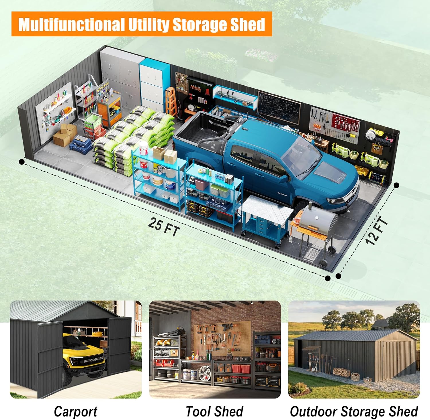 Step-by-step guide for Domi 12x25FT metal garage shed worth it,should I buy Domi metal garage shed,Domi metal carport vs alternatives,Domi 12x25FT shed pros cons,Domi outdoor shed worth buying,best large metal car shelter - complete tutorial