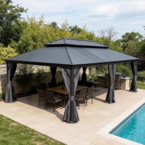 Image 1 of Domi 14x24 hardtop gazebo worth it