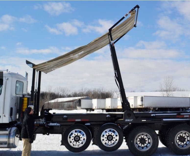 Donovan SWAT Hook Lift Tarp System worth it,should I buy Donovan SWAT tarp system,Donovan SWAT vs other tarp systems,Donovan SWAT tarp pros cons,best hook lift tarp system for truck,Donovan SWAT remote tarp honest unboxing and complete package contents