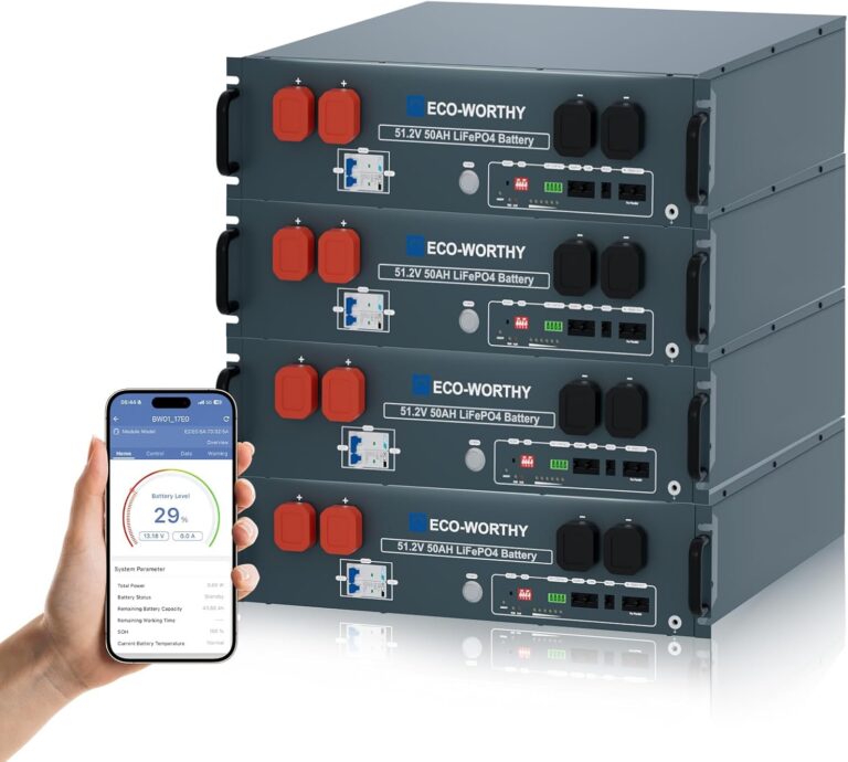 Image 1 of ECO-WORTHY 48V server rack battery worth it