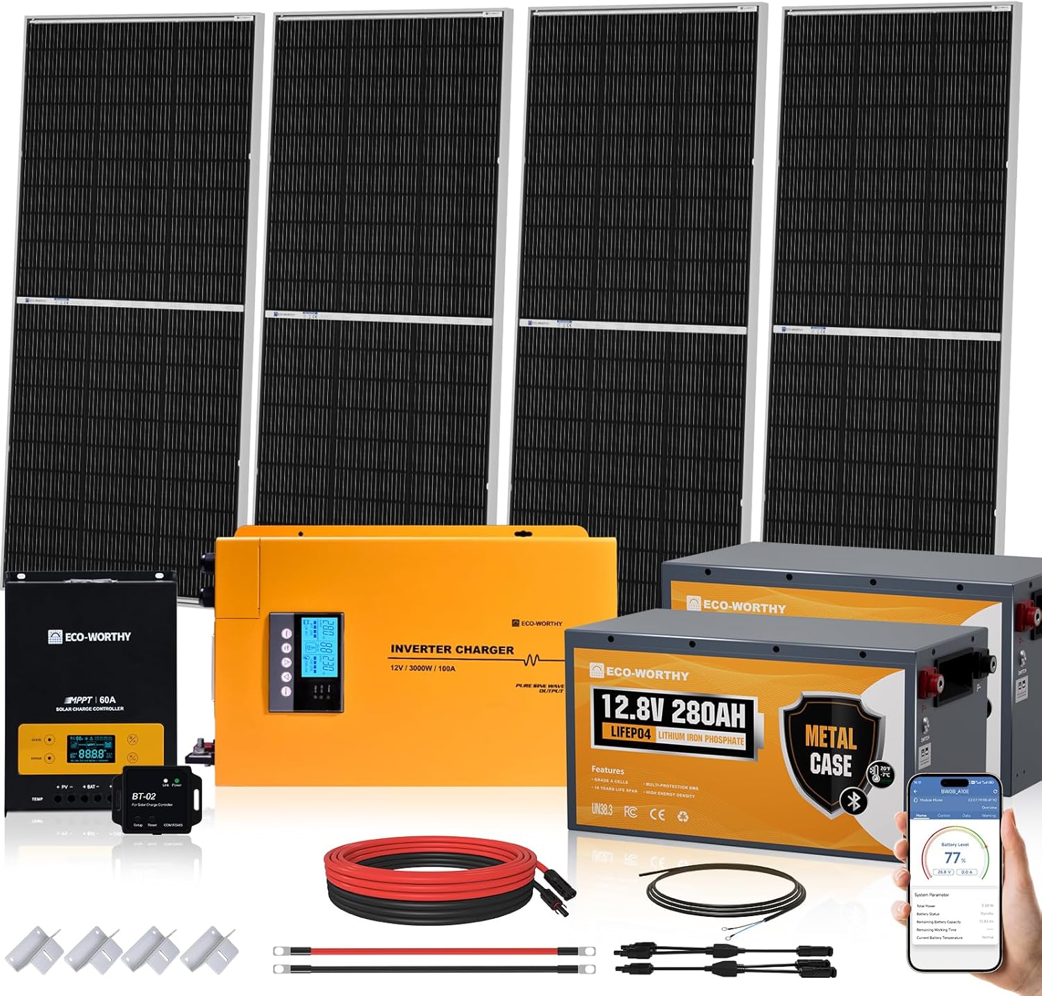 Image 1 of ECO-WORTHY 800W solar kit worth it