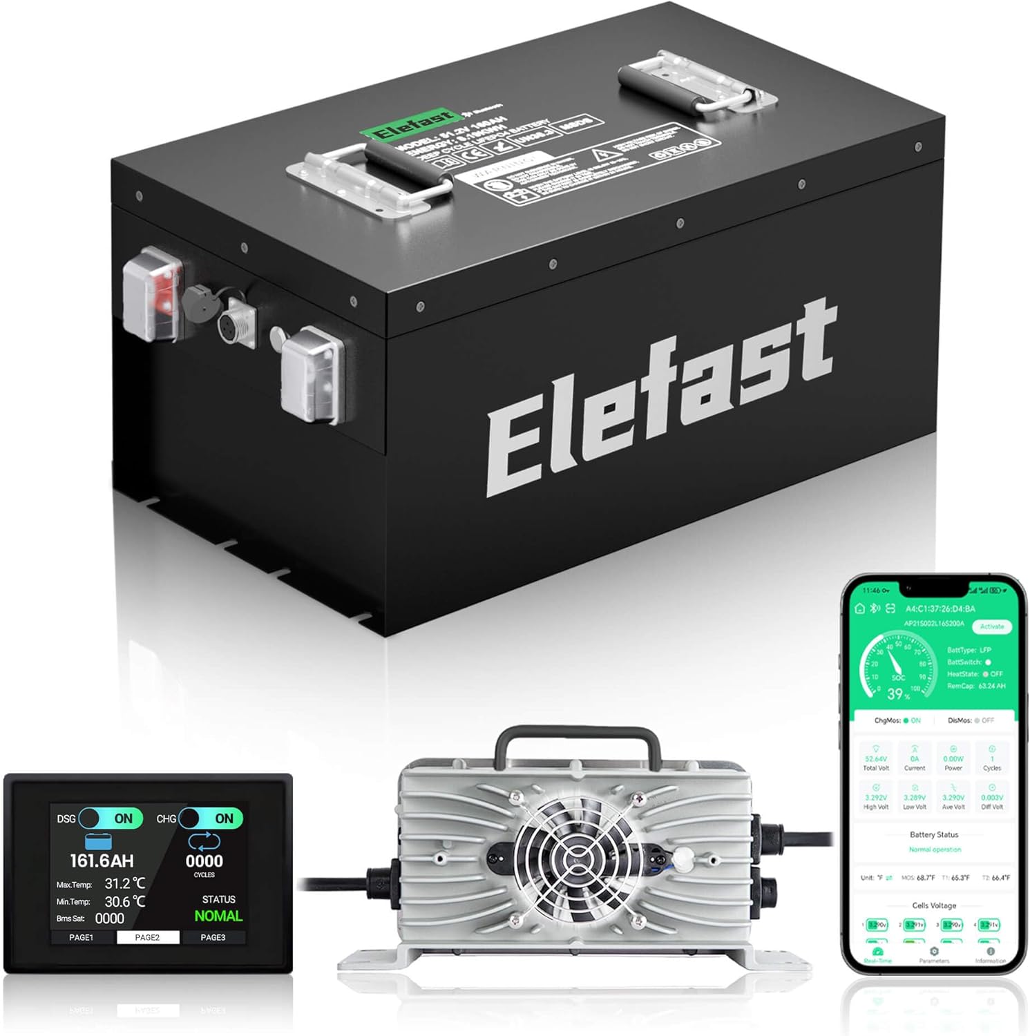 Image 1 of Elefast 48V 160AH lithium battery worth it