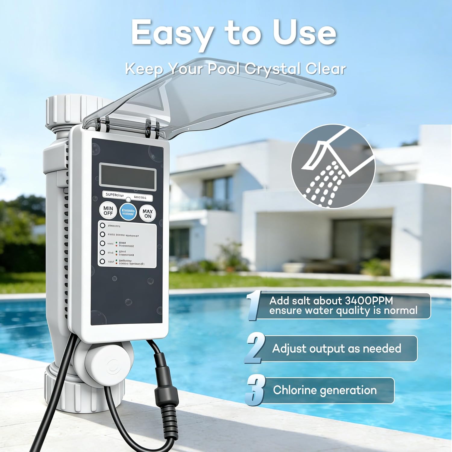 EverCrystal salt cell worth buying,should I buy EverCrystal salt cell,EverCrystal salt cell vs Pentair,EverCrystal salt cell pros cons,best salt cell for 60000 gallon pool,EverCrystal salt cell honest assessment unboxing and complete package contents