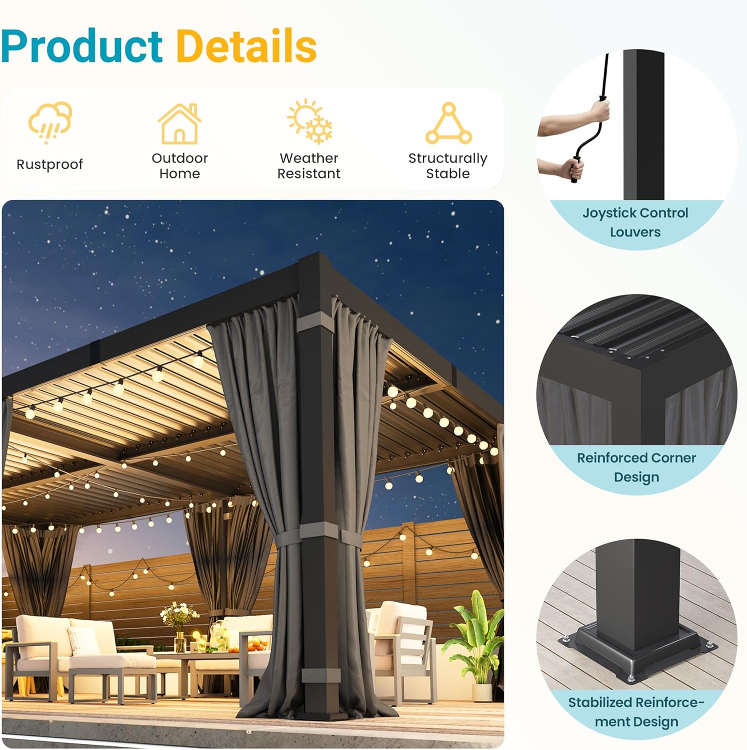 FansaFurn pergola worth buying,should I buy a FansaFurn pergola,FansaFurn pergola pros cons,best metal pergola for patio,FansaFurn louvered pergola honest,FansaFurn pergola vs alternatives unboxing and complete package contents