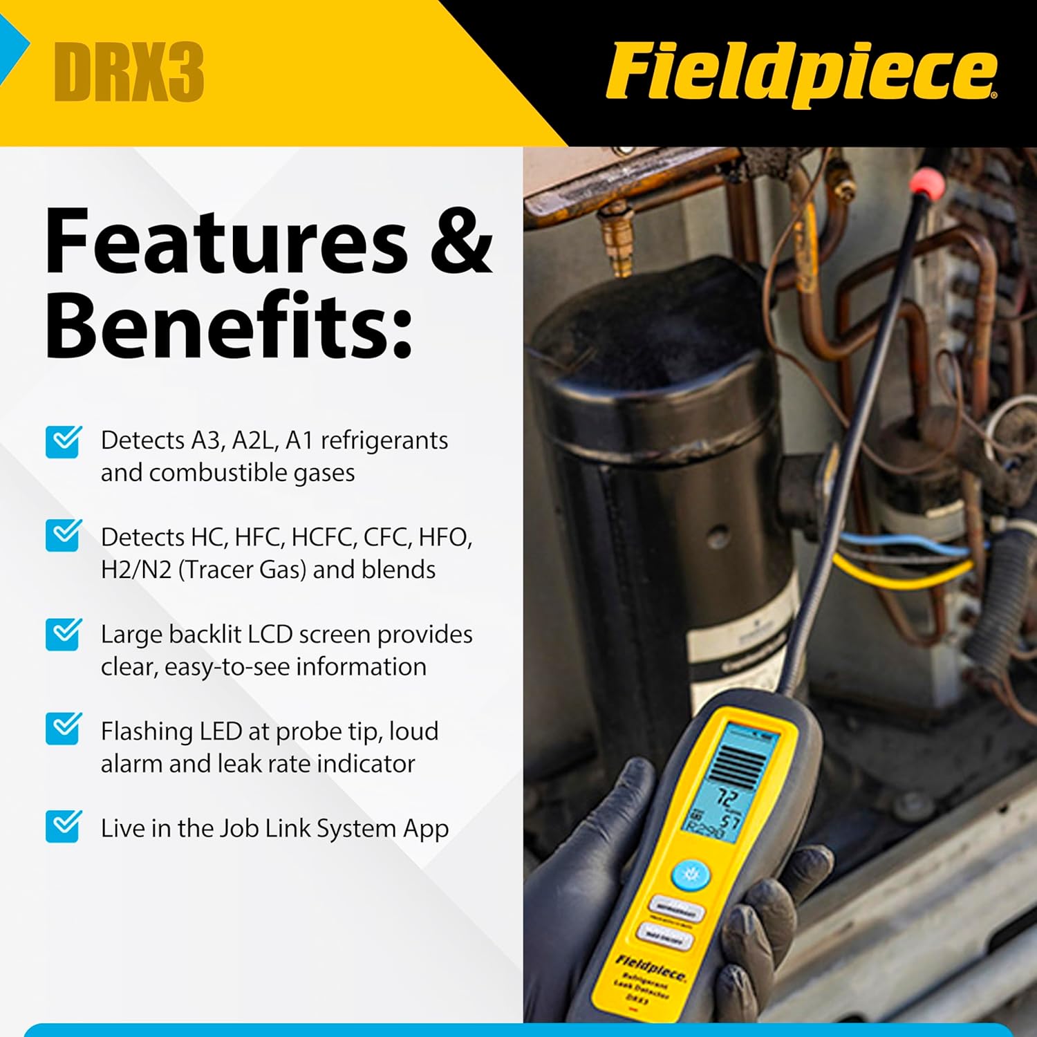 Fieldpiece DRX3 worth buying,should I buy Fieldpiece DRX3,DRX3 gas leak detector pros cons,best HVAC leak detector for pros,Fieldpiece DRX3 vs competitors,DRX3 detector worth the money unboxing and complete package contents