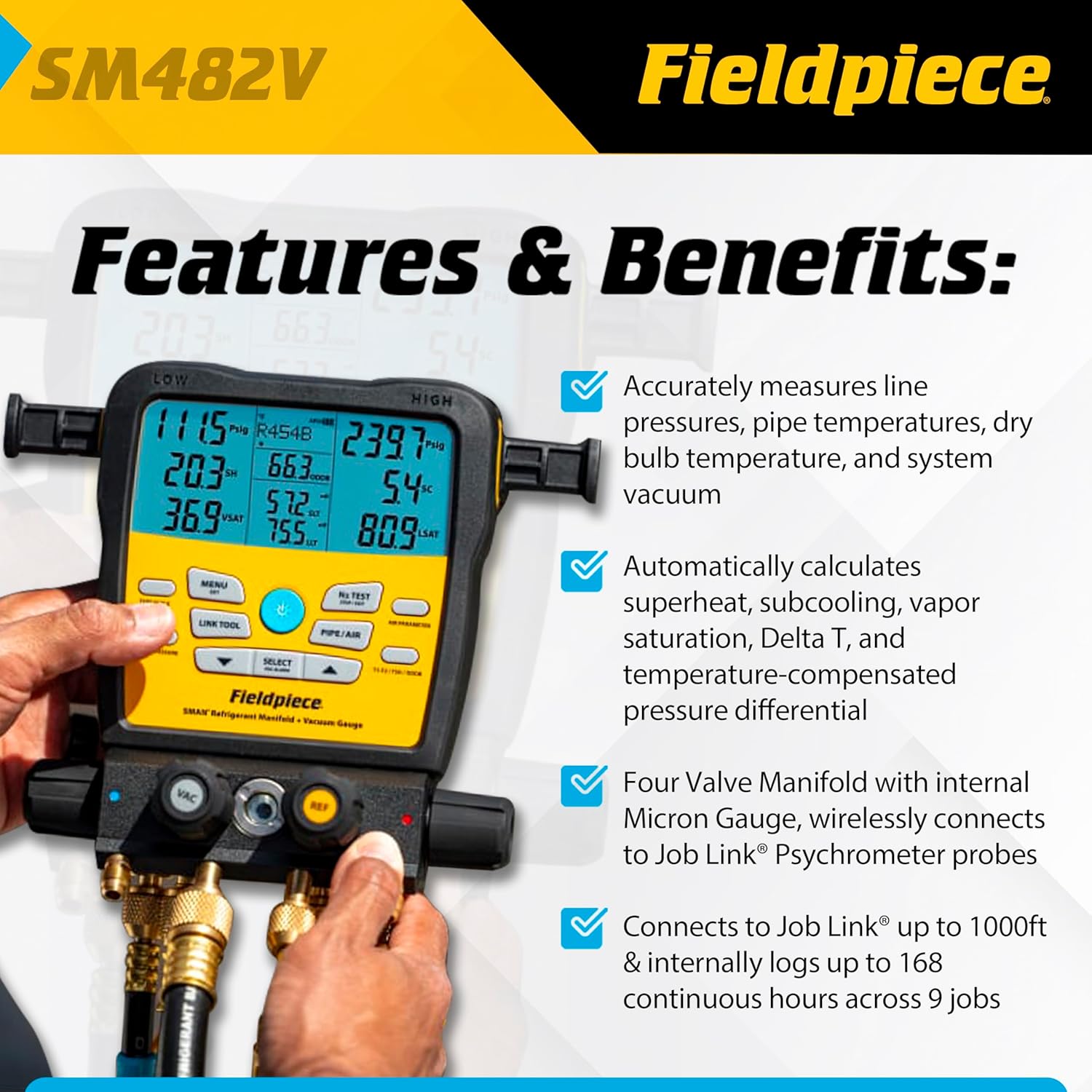 Fieldpiece SM482V worth buying,should I buy Fieldpiece SM482V,Fieldpiece SM482V pros cons,best digital manifold for HVAC,SM482V vs alternatives,Fieldpiece SM482V honest opinion unboxing and complete package contents