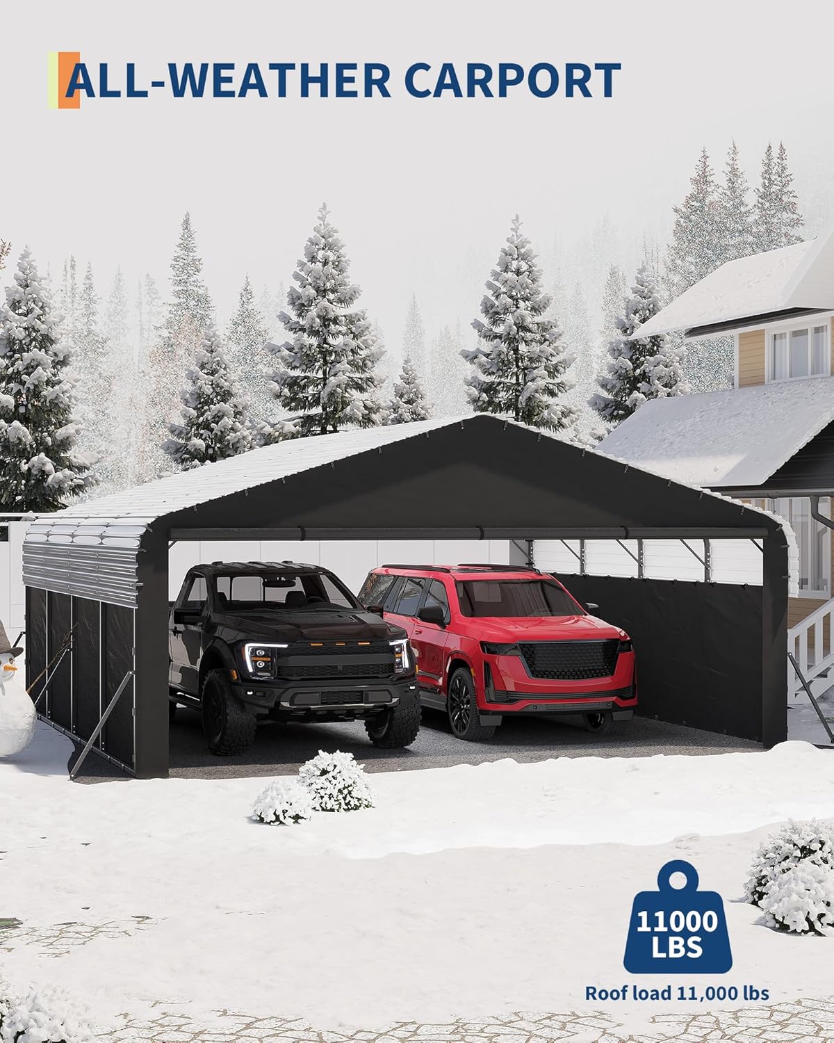Garvee 20x20 metal carport,Garvee carport shelter for trucks,best enclosed metal carport for cars,Garvee 20x20 carport pros cons,is Garvee carport worth buying,Garvee vs other metal carports performance testing and real-world results